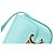 Céline Custodia per AirPods Triomphe in pelle blu Celine con tracolla Turchese - vista 9
