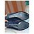 Stivaletti Christian Dior Cannage in camoscio blu con zeppa - vista 10