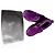 Mocassini No 21 in eco pelliccia viola Porpora