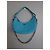 Zadig & Voltaire Borsa Moonrock Pelle Blu Turchese - vista 12