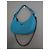 Zadig & Voltaire Borsa Moonrock Pelle Blu Turchese - vista 7