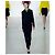 Jil Sander Ensemble, Minimalistisches Tailoring Modell Schwarz Circa 2019. - Ansicht 3