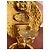 Chanel Maxi Orecchini Dorati con Perle Gripoix Arancioni Arancione Gold hardware - vista 5