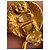 Chanel Maxi Orecchini Dorati con Perle Gripoix Arancioni Arancione Gold hardware - vista 6