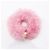 Scrunchie in pelliccia rosa Chanel - vista 2