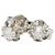 Autre Marque Orecchini antichi in oro 14 carati e diamanti naturali 2X0,09 carati Argento