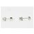 Autre Marque Orecchini antichi in oro 14 carati e diamanti naturali 2X0,09 carati Argento - vista 5