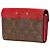 Portafoglio Lungo Pallas Monogram Louis Vuitton Marrone Rosso - vista 2