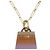Collar Péndulo Amuleto Kelly Fusion Hermès Púrpura - vista 2