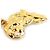 Collana in oro Chanel con marchio Coco e motivo africano D'oro - vista 3