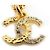Collana in oro Chanel con marchio Coco e motivo africano D'oro - vista 4