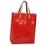 LOUIS VUITTON Monogram Vernis Reade MM Borsa a Mano Rossa M91086 LV Auth 142275 Rosso