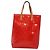 LOUIS VUITTON Monogram Vernis Reade MM Borsa a Mano Rossa M91086 LV Auth 142275 Rosso - vista 13