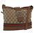 Bolsa de Ombro Gucci GG Canvas Web Sherry Line Bege 2058 001 5000 Auth yk19452 Vermelho