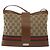 Bolsa de Ombro Gucci GG Canvas Web Sherry Line Bege 2058 001 5000 Auth yk19452 Vermelho - vista 2
