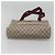 GUCCI GG Plus Supreme Web Sherry Line Tote Bag PVC Beige Gold Auth BA5355 Golden - view 5