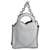 Autre Marque TIFFANY&Co. Return To Micro Tote Charm Leather Silver Auth 141171M Silvery  - view 2