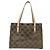 Borsa Tote Gancini in vinile marrone Auth BA5292 di Salvatore Ferragamo - vista 13