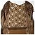 Borsa Tote Gancini in vinile marrone Auth BA5292 di Salvatore Ferragamo - vista 17