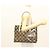 Borsa Tote Gancini in vinile marrone Auth BA5292 di Salvatore Ferragamo - vista 22
