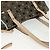 Borsa Tote Gancini in vinile marrone Auth BA5292 di Salvatore Ferragamo - vista 6