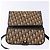 Borsa a spalla in tela Trotter Christian Dior marrone oro Auth yk19433 - vista 9