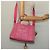 PRADA Borsa Canapa PM in Tela 2way Rosa Oro Auth ep10705 D'oro - vista 24