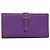 Hermès HERMES Bean Soufflé Geldbörse Lila Auth yk19464V
