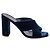 Saint Laurent Mule in velluto blu