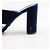 Saint Laurent Mule in velluto blu - vista 4