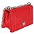 Piccola borsa Diorama in pelle di vitello grana rossa Christian Dior - vista 4