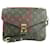 Bolsa Pochette Metis Monograma Louis Vuitton Marrom Couro  ref.2507440
