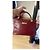 Borsa a mano Hermès Kelly 32 in pelle rosso scuro Bordò - vista 2