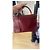 Borsa a mano Hermès Kelly 32 in pelle rosso scuro Bordò - vista 3