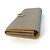 Bulgari Billetera bi-fold de cuero gris y amarillo Bvlgari Castaño - vista 6
