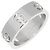 Cartier Pt950 Love Ring B40849 Größe 8 Silber Metallisch