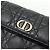 Christian Dior Dior Dior Caro Cartera Larga de Piel de Ternera Negro - vista 5