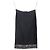 Saia midi em rayon preto com barra adornada Herve Leger - vista 2