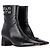 Hermès Decouverte 50 Ankle Boots in Black Leather - view 4