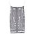 Falda Mini de Jacquard Impresa Herve Leger en Rayón Negro y Blanco Multicolor - vista 2