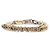 Timeless Pulseira de metal com o logotipo Coco da Chanel Prata Metálico