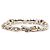 Timeless Pulseira de metal com o logotipo Coco da Chanel Prata Metálico - vista 3