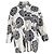Camisa Hermès Cliquetis Aquarelle impresa en algodón blanco Multicolor