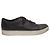 Baskets Basses Lanvin en Cuir Marron Rouge