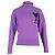 Rollkragenpullover Ami de Coeur aus lila Merinowolle