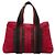 Hermès Troca Horizontal MM Canvas Tote Bag Rot