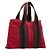 Hermès Troca Horizontal MM Canvas Tote Bag Rot - Ansicht 2