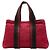 Hermès Troca Horizontal MM Canvas Tote Bag Rot - Ansicht 3