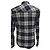 Dolce & Gabbana Gold Checked Button-Down Langarmhemd aus navyblauer Baumwolle Marineblau - Ansicht 3