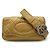 Timeless Borsa a Spalla in Pelle di Vitello Chanel Coco Mark D'oro Metallico